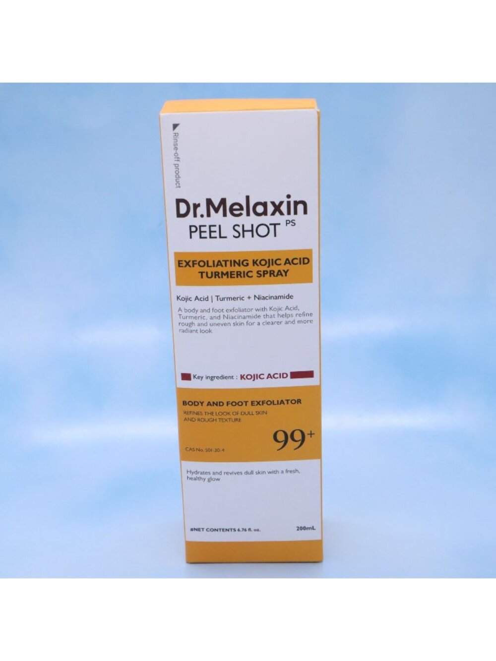 Dr. Melaxin Peel Shot Exfoliating Kojic Acid Turmeric Spray 200ml Exp 03/29